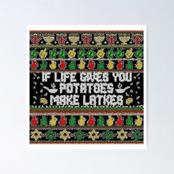 Item preview, Funny Make Latkes Dreidel Hanukkah Classic T-Shirt designed and sold by gidget-gadget.