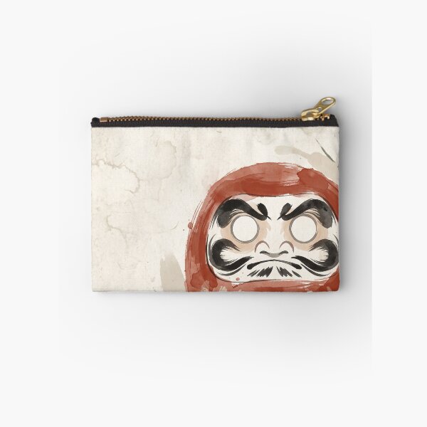Item preview, Daruma Doll Blank Eyes Before the Wish Japandi Ink Art Good Luck Charm New Year Decor designed and sold by WabiSabiEssence.