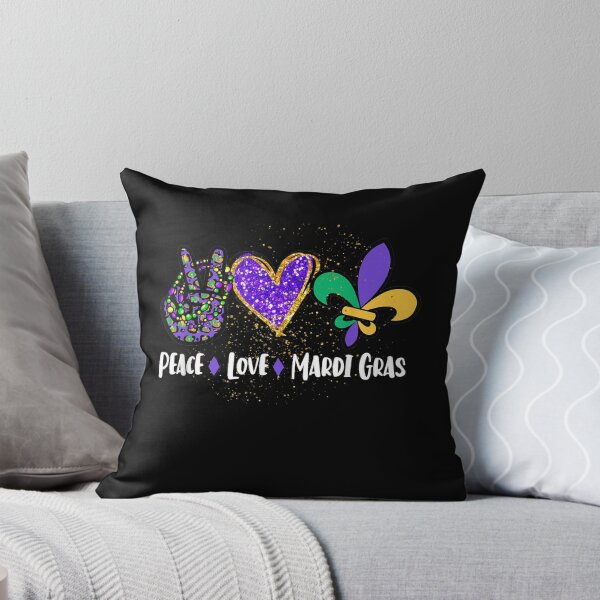 Item preview, Peace Love Mardi Gras designed and sold by Laddyndust.
