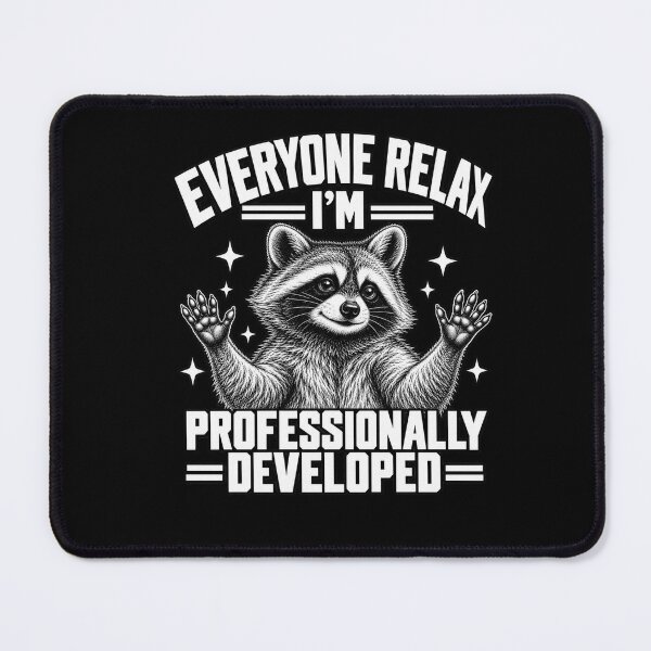 Item preview, Funny Raccoon with Professional Development Humor designed and sold by DaphoLatara.