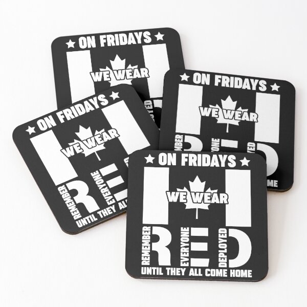 Item preview, On Fridays We Wear Red – Canada RED Friday Remember Everyone Deployed designed and sold by Jose Art Studio.