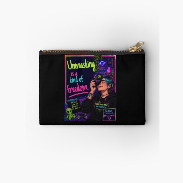 Item preview, Unmasking Is Freedom - Neurodiversity Self-Love Art designed and sold by echotiyan.