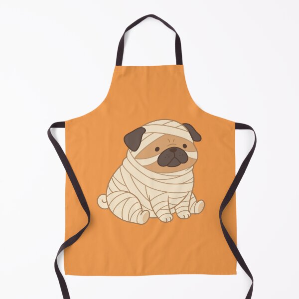 Item preview, Mummy Pug Costume Wrapped in Bandages Halloween Puppy designed and sold by zan-mf.