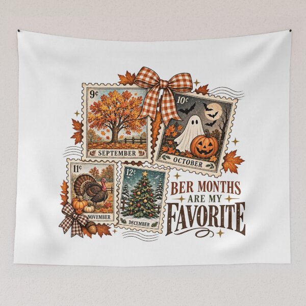Item preview, Vintage Fall Halloween Thanksgiving Christmas Postage Stamps designed and sold by GenioFin.