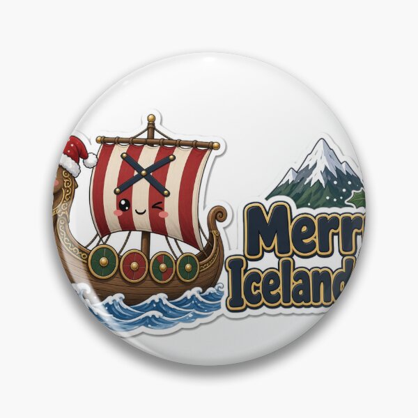 Item preview, Icelandic Christmas Merry Iceland-mas Gift designed and sold by Soft Merch.