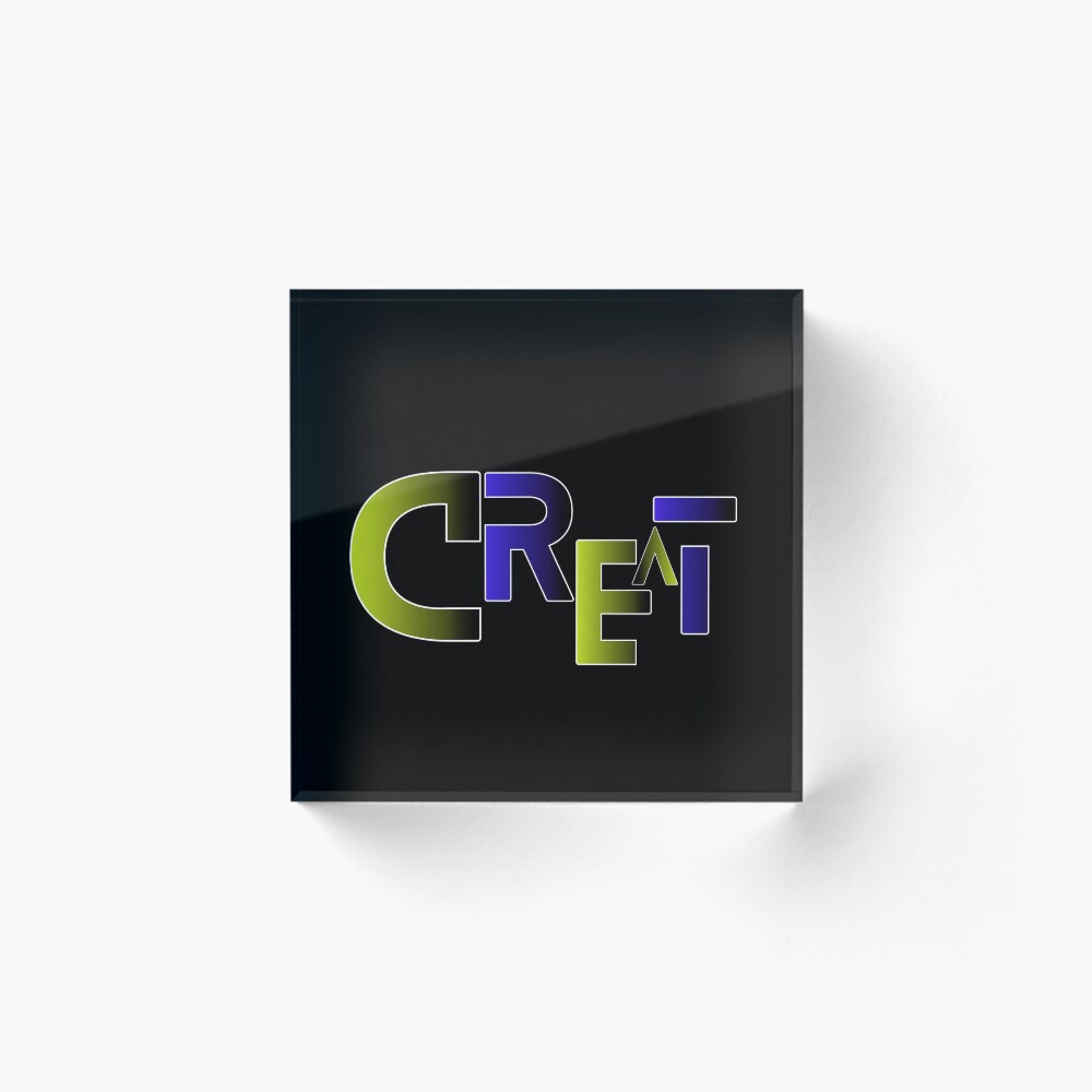 Item preview, Acrylic Block designed and sold by Detroja Typography.