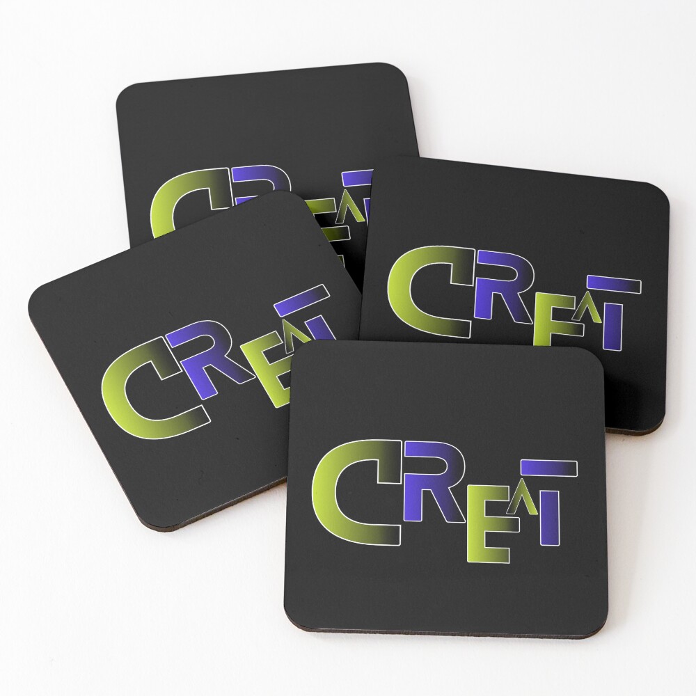 Item preview, Coasters (Set of 4) designed and sold by Detroja Typography.