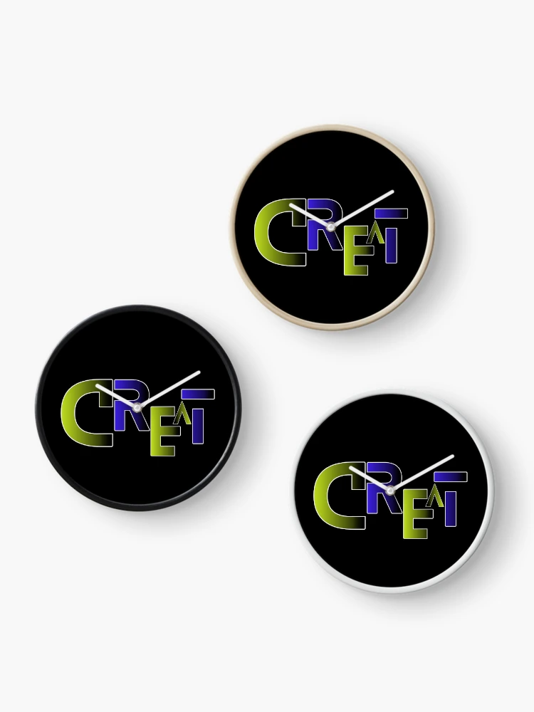 Thumbnail 3 of 4, Clock, Creative Typography Neon Gradient Lettering Design designed and sold by Detroja Typography.