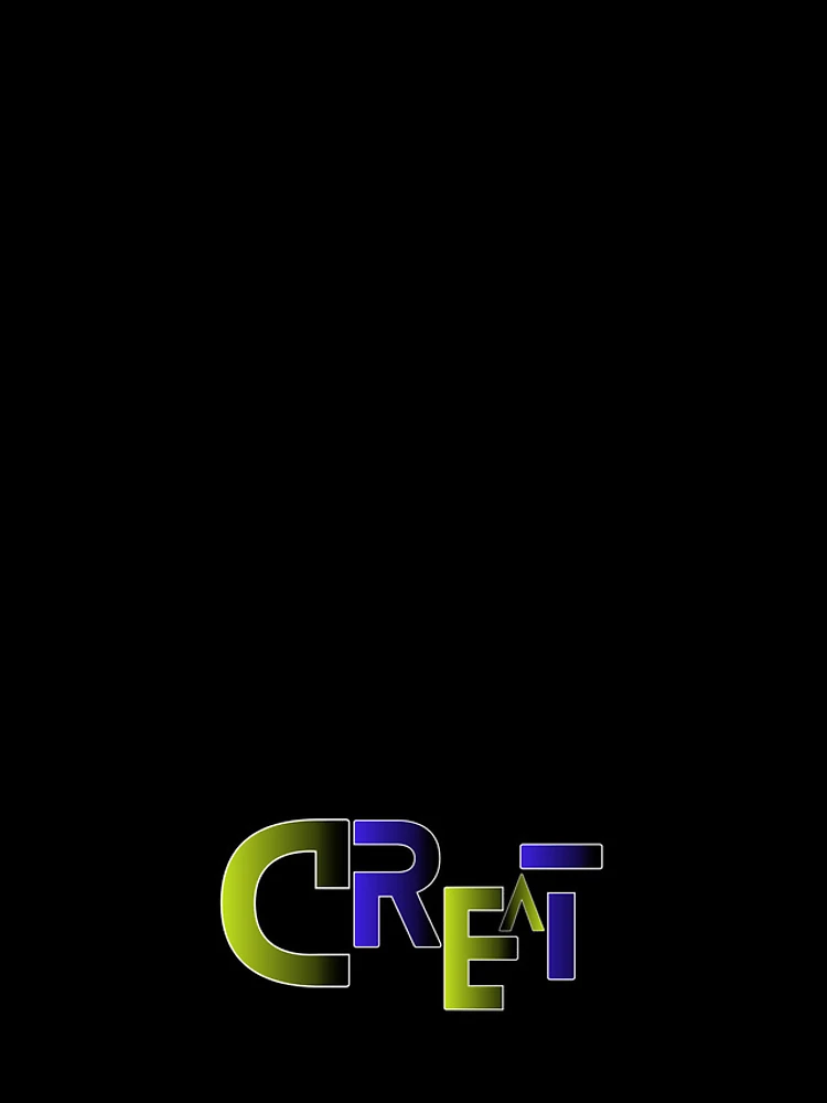 Thumbnail 4 of 4, iPhone Case, Creative Typography Neon Gradient Lettering Design designed and sold by Detroja Typography.