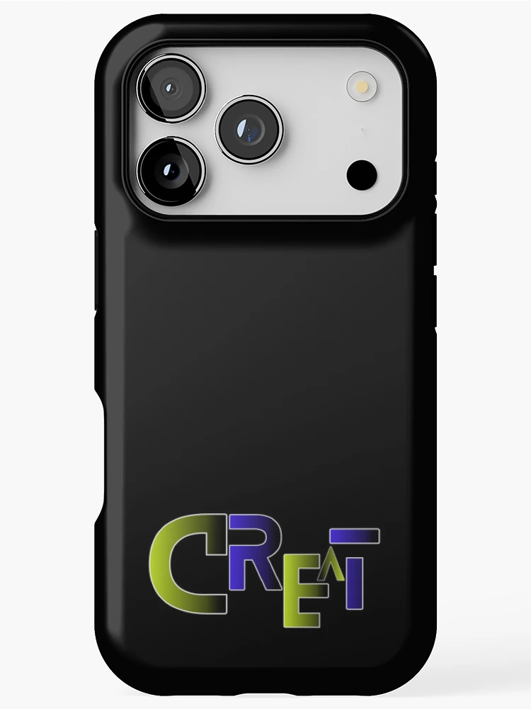 Thumbnail 1 of 4, iPhone Case, Creative Typography Neon Gradient Lettering Design designed and sold by Detroja Typography.