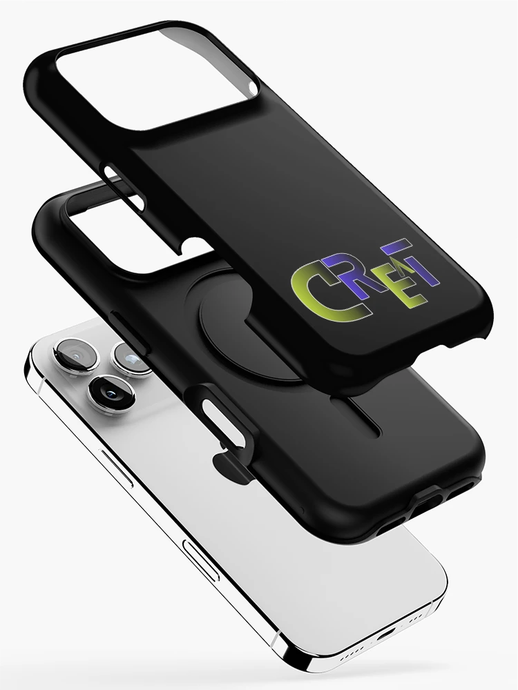 Thumbnail 2 of 4, iPhone Case, Creative Typography Neon Gradient Lettering Design designed and sold by Detroja Typography.