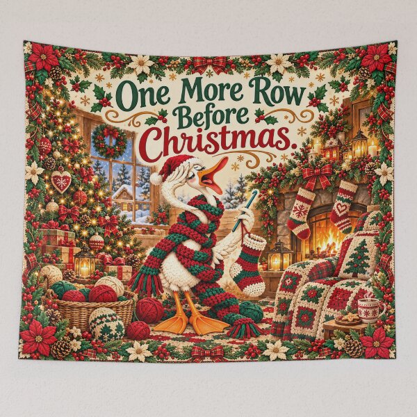 Item preview, Crochet Christmas Goose Cozy Holiday Crafting designed and sold by SandboxMashery.