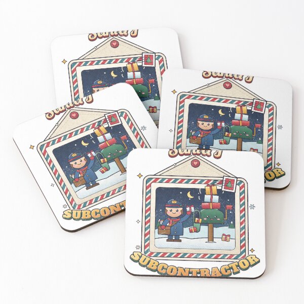 Item preview, Mail Carrier Christmas Gift Funny Santa's Subcontractor designed and sold by MiniSaga Shop.