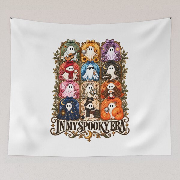 Item preview, In My Spooky Era Cute Halloween Ghosts designed and sold by GenioFin.