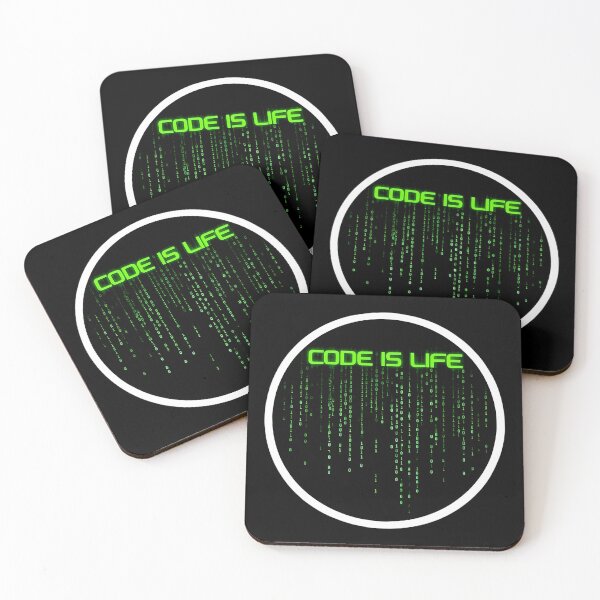 Item preview, Code is Life Sticker  Programmer Developer Tech Culture Decal designed and sold by FestivityFinds.