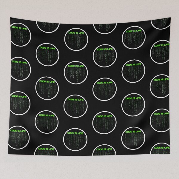 Item preview, Code is Life Sticker  Programmer Developer Tech Culture Decal designed and sold by FestivityFinds.