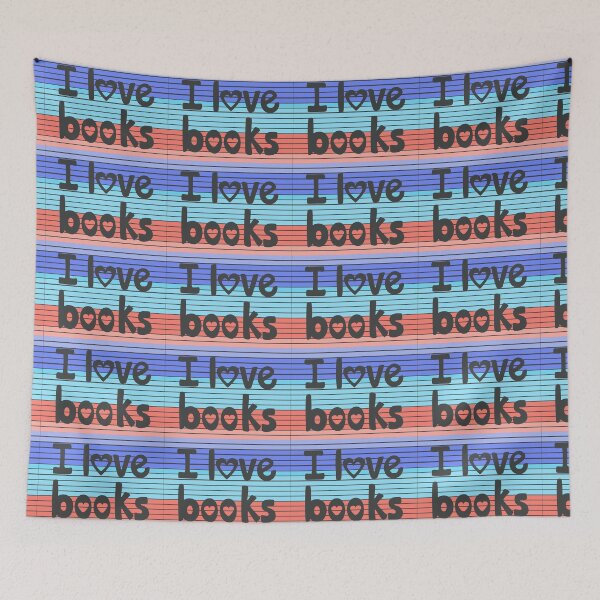 Item preview, i love books  designed and sold by hello readers.