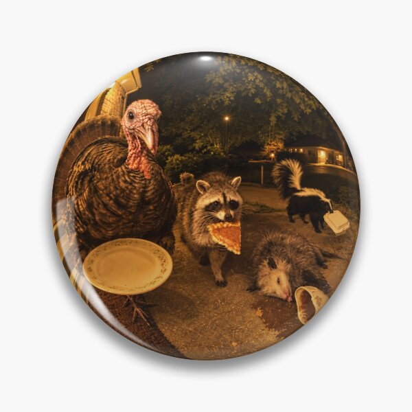 Item preview, Thanksgiving Animals Gathering at the Door designed and sold by DienesAngele.