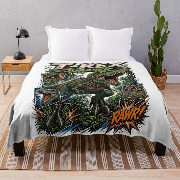 Item preview, Jurassic T-Rex Dinosaur Comic Book Style designed and sold by JonelleTshirts.