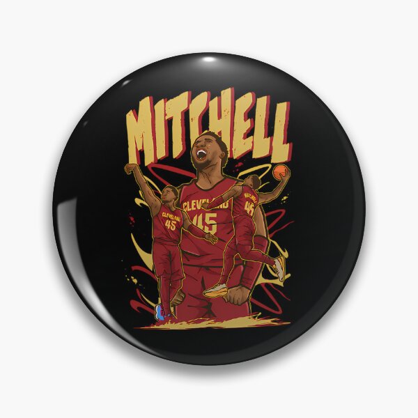 Item preview, Donovan Mitchell Cleveland Cavaliers Cartoon Art designed and sold by MerrittLangley.