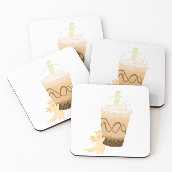 Item preview, Boba Tea Obsessed Axolotl, Bubble Tea designed and sold by VODkmw.
