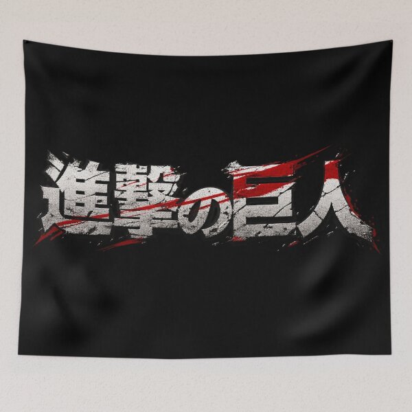 Item preview, Attack on Titan Logo Shingeki No Kyojin designed and sold by brandingpro.