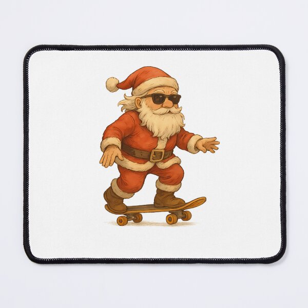 Item preview, Santa On A Skateboard designed and sold by felton-jacelyn.