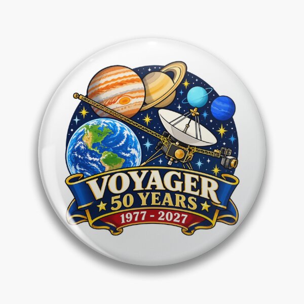 Item preview, Voyager 50 Years - 1977-2027 - Space Exploration Anniversary designed and sold by Myra365Art.