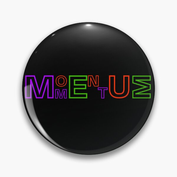 Item preview, MOMENTUM Colorful Modern Letter Art designed and sold by Detroja Typography.
