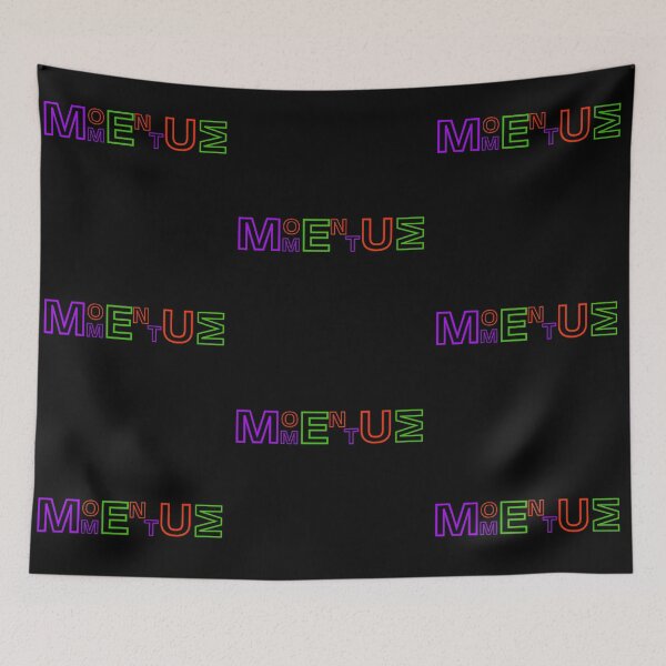 Item preview, MOMENTUM Colorful Modern Letter Art designed and sold by Detroja Typography.