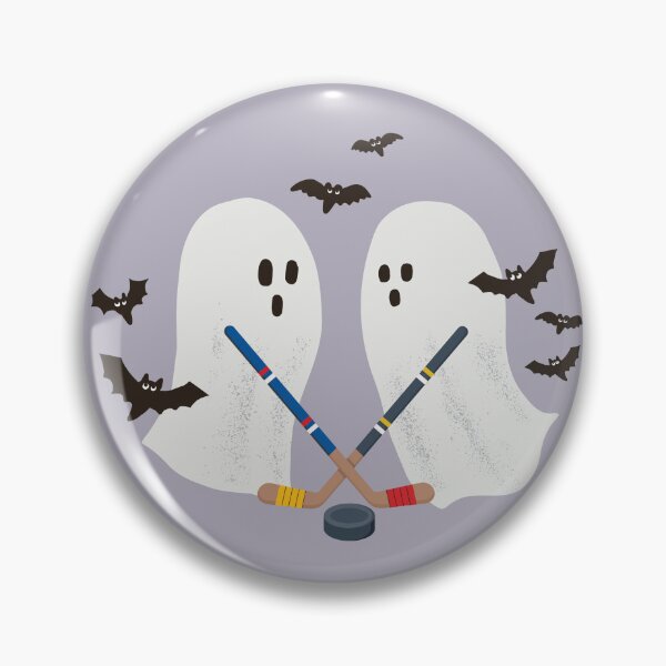 Item preview, Haunted Rivalry Halloween Hockey Ghosts designed and sold by Hakuna Ricotta.
