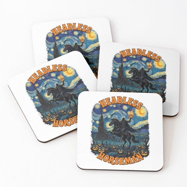 Item preview, Headless Horseman Starry Night Style designed and sold by GaiaShopGift.
