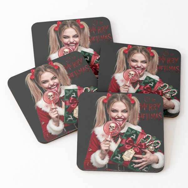 Item preview, Merry Hellmas Pigtails Gift Santa Girl designed and sold by Voodoo Store Paranormal Collections.