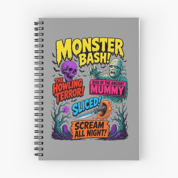 Item preview, Monster Bash Horror Movie Poster designed and sold by GaiaShopGift.
