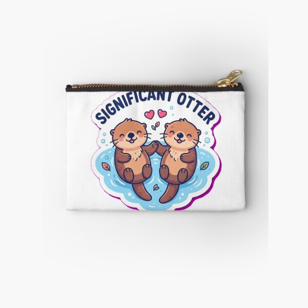 Item preview, Significant Otter Cute Otters Holding Hands Love Sticker designed and sold by Varaprasad43.