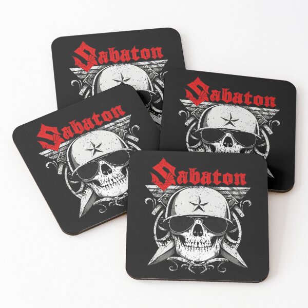 Item preview, Sabaton Skull Aviator Military Band designed and sold by Fan-7thers.