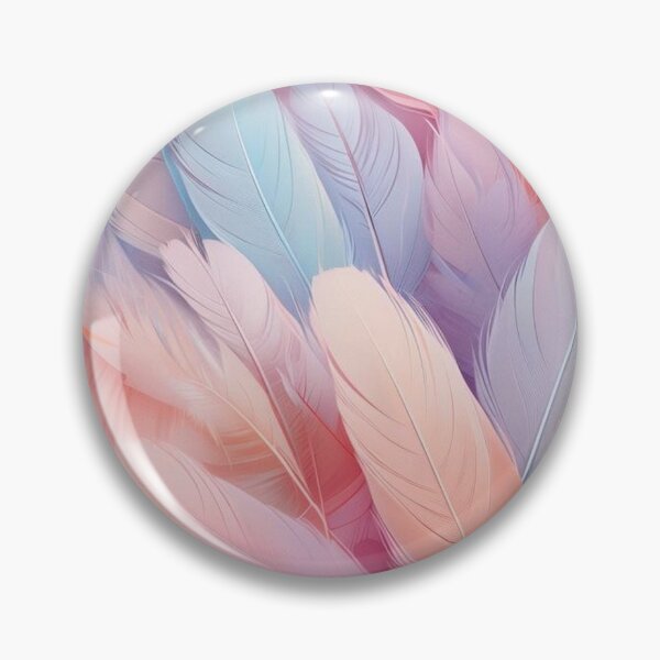 Item preview, Dreamy Pastel Pink and Blue Feathers Aesthetic designed and sold by FestivityFinds.