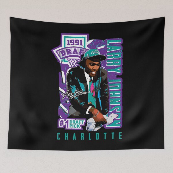 Item preview, Larry Johnson 1991 NBA Draft Pick Vintage Sports designed and sold by MerrittLangley.