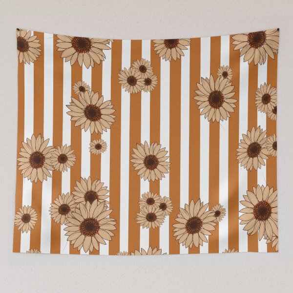 Item preview, Vintage sunflower pattern  designed and sold by ZenithDrip.