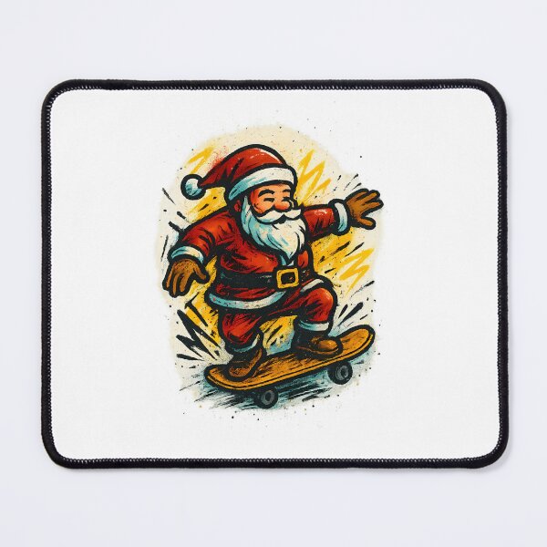 Item preview, Skateboarding Santa Claus Fun Christmas designed and sold by felton-jacelyn.