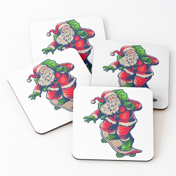 Item preview, Skater Santa Skateboard Skateboarding Skateboarder designed and sold by felton-jacelyn.