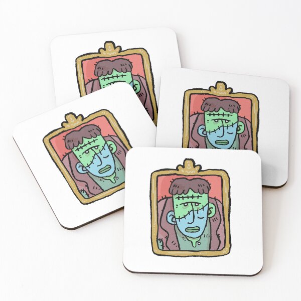 Item preview, Awkward Frankensteins Monster Antique Framed Portrait designed and sold by Childish by Design.