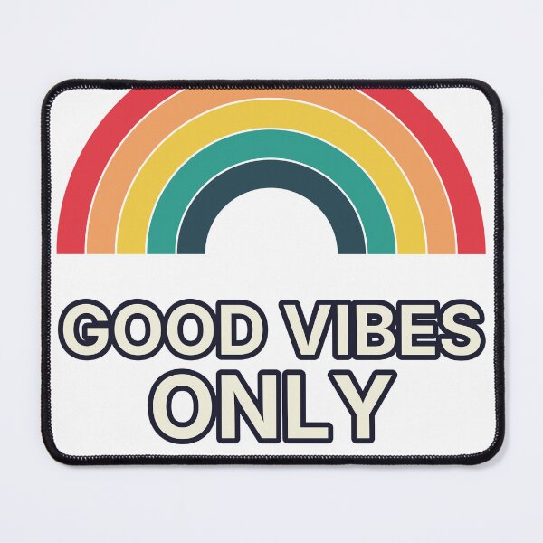 Item preview, Good Vibes Only Retro 70s Rainbow Since 1975 designed and sold by Lazarescu.