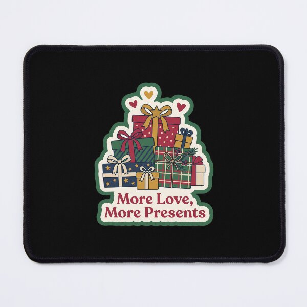Item preview, More Love More Presents Christmas Blended Family Sticker designed and sold by TheCalmEdit.
