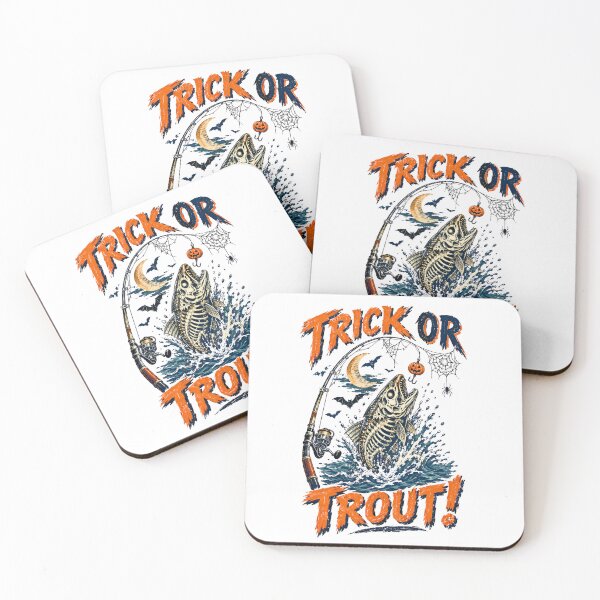 Item preview, Spooky Fishing Season | Trick or Treat Fisherman Halloween Graphic designed and sold by SinbadDesign.