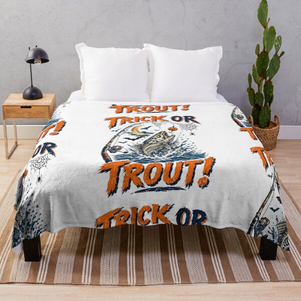 Item preview, Spooky Fishing Season | Trick or Treat Fisherman Halloween Graphic designed and sold by SinbadDesign.