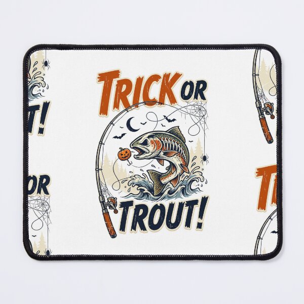 Item preview, Trick or Treat Fishing | Funny Halloween Fisherman Spooky Angler designed and sold by SinbadDesign.