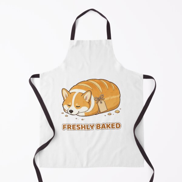 Item preview, Freshly Baked Corgi Loaf Sleeping Bread Dog designed and sold by LearnFunStore.