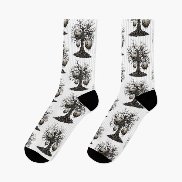 Item preview, Gothic Tree of Decay: Surreal Skull & Dripping Moon Graphic designed and sold by HexOne.