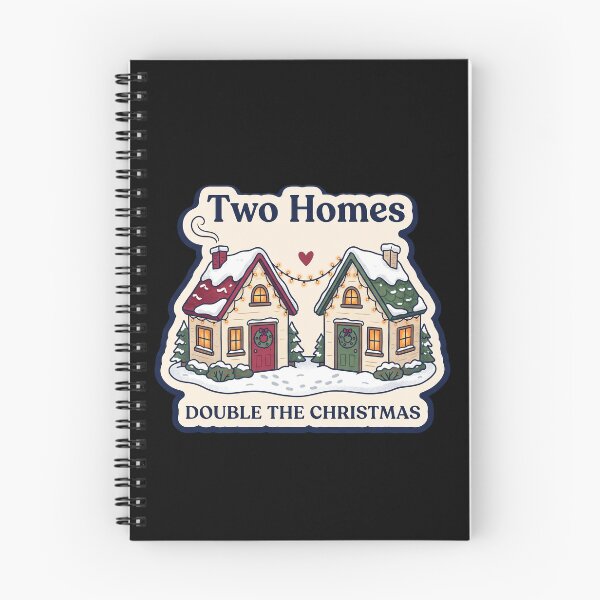 Item preview, Two Homes Double The Christmas Co-Parenting Holiday designed and sold by TheCalmEdit.